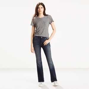 Levi's 515 Women's Bootcut Jeans Blue Women’s Size 10 S/C - Button Back Pockets